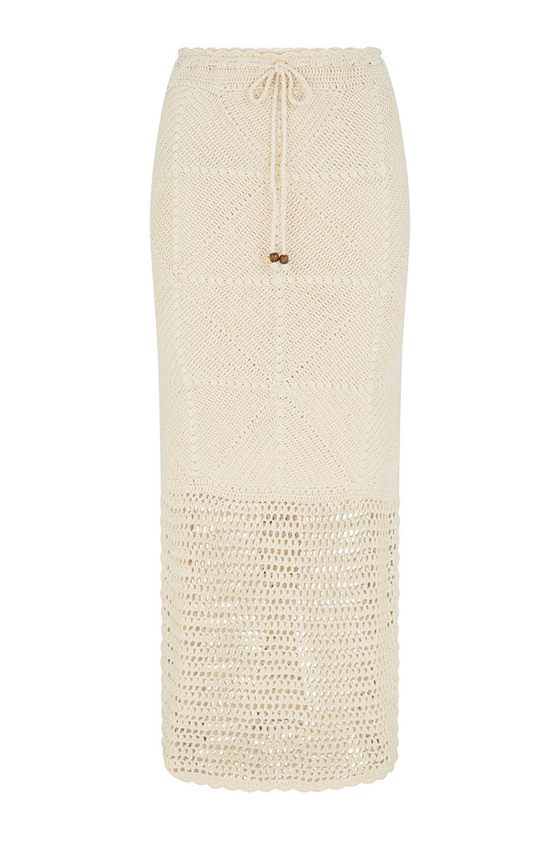 Salina Crochet Midi Skirt