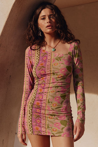 Goldie Shimmer Mini Dress